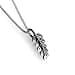 HENRYKA 925 Sterling Silver Miniature Royal Fern Leaf Necklace - 18 inch Chain | Minimal Boho Pendant | Nature Themed Gifts - 1