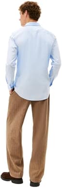 Tommy Hilfiger Uomo Camicia Flex Poplin Kent Collar Slim Fit, Blu (Sweet Blue), L - 2