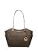 Michael Kors Jet Set Travel, White, Brown, Large - 1