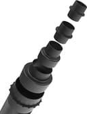 Güde Sistema de aspiración GAA 65.1 (550 W, Potencia de Aire 1150 m³/h, presión Negativa 1145 pa, Manguera de aspiración de 2 m, conexión de aspiración Ø 100 mm, Volumen del depósito 65 l, Incluye - 7