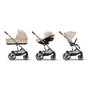 CYBEX Gold Balios S Lux Passeggino, Posizione Reclinabile Ergonomica, Sistema di Cinture con Una Sola Mano, Dalla Nascita Fino a 22 Kg (Circa 4 Anni), Almond Beige - 5