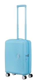 American Tourister carrello Soundbox Spinner 55/20 TSA EXP Trolley Blueberry Fizz celeste - 8