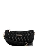 GUESS Valla Mini Top Zip Shoulder Bag - Bolso bandolera, color negro - 1