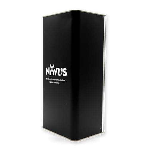 NovusPuglia - Olio Extravergine di Oliva - NUOVA PRODUZIONE - 100% ITALIANO - Di categoria superiore - 2025/26 (5 Litri, Delicato)