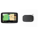 TomTom Navigatore Satellitare per Auto GO Basic 5 Premium Edition con custodia, Traffico, Tutor e Autovelox, Mappe Europa, Aggiornamenti Tramite Wi-Fi, Supporto Reversibile Integrato, 5 Pollici - 1