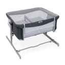 Chicco Next2Me Twins, Cot Bed for Twins, 2 Firm Mattresses, One-Handed Side Grid, Height Adjustable, Adjustable with 11 Height Levels, Foldable Feet, 0m+ - 1