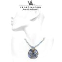 Venetiaurum - Collana Girocollo Multifili per Donna Con Pendente In Vetro Originale Di Murano E Argento 925 - Gioiello Made In Italy Certificato - 5
