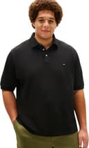 Tommy Hilfiger Herren Poloshirt Kurzarm Regular Fit, Schwarz (Black), 4XLT - 1