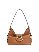 GUESS Schultertasche Camden Mini Shoulder Bag Cognac braun - 1