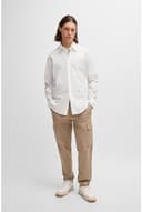 BOSS Relegant_6_M, Camicia Uomo, White100, - 9