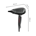 Rowenta Cv888L Karl Lagerfeld K/Pro Stylist, Asciugacapelli, 2200 W, Emissione Di Ioni, 6 Impostazioni, 2 Temperature, Accessori Versatili, Nero - 6