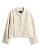 someday Women's Jacket | NISABEL Regular Shortened Blouson Made of Bouclé, Soft cream, 34 - 1
