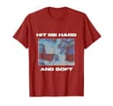 Official Billie Eilish HIT ME HARD AND SOFT Inverted Red T-Shirt - 1