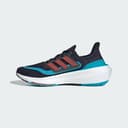 Adidas Ultraboost Light W, Scarpe da Ginnastica da Donna, Inchiostro/Rosso Brillante/Ciano Lucido, 9 US - 9