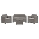 BICA 9067.3 Set Nebraska Salottino 4 Posti, Marrone, 281 x 155 x 79 cm - 6
