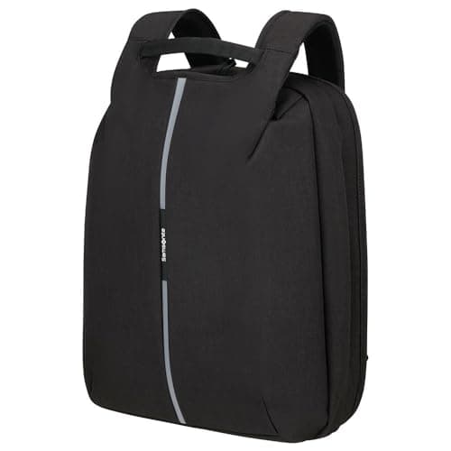 Samsonite Securipak - Zaino da Viaggio Espandibile da 15.6 Pollici, 45 cm, 25.5/30 L, Nero (Black Steel)