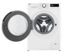 LG AI DD F4R3013NSWB Lavadora clase A -10%, Carga frontal Serie R3, Lavadora 13kg, 1400 revoluciones, AIWash, Lavado a vapor, Motor Direct Drive, Smart Diagnosis, Encimera, Blanco - 3
