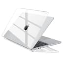 EooCoo Custodia compatibile con MacBook Air 15 Pollici M4 M3 M2 2025-2023 A3241 A3114 A2941, Copertina Rigido per Cover MacBook Air con 15,3" Retina Display,Protettivo Mac Air- Cristallo Trasparente - 1