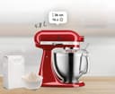 KitchenAid Artisan Stand Mixer (Onyx Black, Stainless Steel, 50/60Hz) - 6
