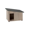 Ferplast Caseta para Exteriores, Caseta para Perros Argo 50 de Madera FSC con Pintura no Tóxica, Resistente a los Rayos U.V. - 1