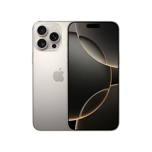 Apple iPhone 16 Pro Max 256 GB: Telefono 5G con Controllo fotocamera, Dolby Vision 4K a 120 fps e un’autonomia senza precedenti. Compatibile con AirPods; Titanio naturale