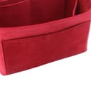 banbeln Organizador de bolso, organizador de bolsas de gamuza, material de gamuza, bolsa suave y no daña (Red, Slender Medium) - 5