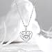 HinDaLi Collana Argento 925 per Donna e Bambina - Ciondolo Cuore con Zirconia Cubica - Gioiello Elegante per Ragazza - 4
