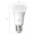 Philips Hue Smart LED A60 Lampe, White and Color Ambiance, E27 Sockel, 9,5 W, Vollspektrumlicht 1000 K–20000 K, 1100 Lumen, dimmbar, kompatibel mit Alexa, Google Assistant und Apple Home, 2er Pack - 5