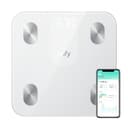 eufy Weighing Scales for Body Weight, Digital Bathroom Scales with Bluetooth, Body Fat Scales, 12 Measurements, Weight/Body Fat/BMI, Fitness Body Composition Analysis, Black, lbs/kg, Scale A1 -White - 1