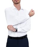 DEMEANOR Hemd Herren Stretch Langarm Slim Fit Hemden Businesshemden für Herren Bügelleichtes Freizeithemd - 2