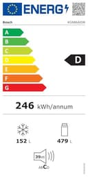 Bosch KGN86AIDR Serie 6, Frigorifero combinato da libera installazione, Total No Frost, VitaFresh XXL, Tecnologia Inverter Intelligente, PerfectFit, Acciaio, XXL, 186x86 cm - 14
