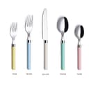 Exzact Besteck-Set, 20-teilig, Edelstahl, Pülmaschinenfest, Bunt gemischt - 3