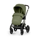 CYBEX Gold TALOS S LUX Kinderwagen, Ab Geburt bis 22 kg (ca. 4 Jahre), Mit Offroad-Federung, verstellbarem Griff und ergonomischer Liegeposition, Moss Green - 1