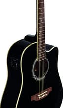 Eko - RANGER CW EQ BLACK Chitarra Acustica Elettrificata Fasce e Fondo Tiglio Manico Betulla, Colore Nero - 3