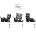 Cybex Gold Sillita para coche Sirona S2 i-Size, De 3 meses a 4 años aprox, Máx. 18 kg, Compatible con SensorSafe, Gris (Soho Grey) - 2