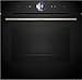 Bosch HRG7764B1, Smarter iQ700 - Forno da incasso con funzione vapore, 60 x 60 cm, prodotto in Germania, pirolisi e idrolisi, termometro per arrosti, Air Fry, schermo a colori touch screen 4D, aria - 1