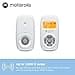 Motorola Nursery Baby Monitor AM24 - Audio Only with High Sensitive Microphone - Parent Unit with 300M Range, Room Temperature Monitoring and LED Sound Indication - White - 2
