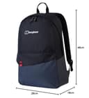 Berghaus Unisex Brand Bag 25 Litre Backpack| Comfortable Fit | Durable Design | Rucksack for Men and Women, Jet Black/Carbon - 6