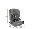 Joie i-Irvana™ Kindersitz, i-Size R129, ISOFIX, GrowTogether™ Kopfstütze & Gurt, Kleinkind bis Schulkind, 15 Monate–12 Jahre (76–150 cm), thunder - 7