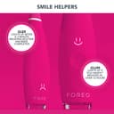 FOREO ISSA Kids Silicone Sonic Toothbrush for Children from 5 to 12 Years, Rose Nose Hippo - 6
