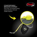 Flexi Correa retráctil Gigante Mediana para Perro (Cinta), 26 pies, Mediano, Negro/neón - 6