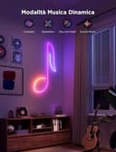 Govee Neon Rope Light 2, RGBIC Neon Strisica LED 5m con Mappatura delle Forme, Compatibile con SmartThings, Matter, Alexa e Google Assistant, DIY Effetto luce, per la decorazione della parete, Bianco - 5