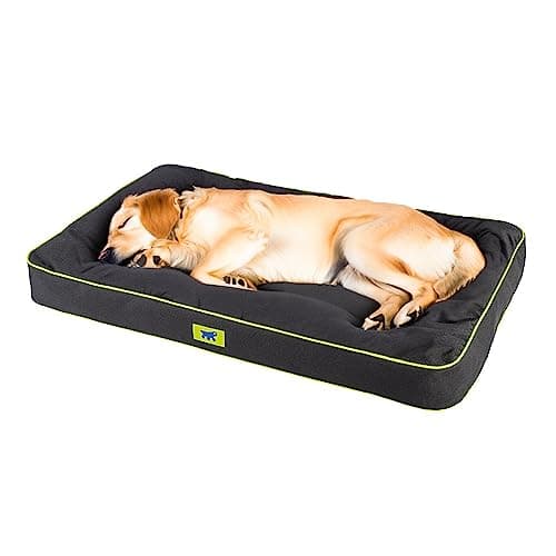 Ferplast Polo 110 Dog Bed, 110 x 70 x 8 cm, Black