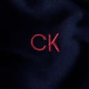 Calvin Klein Mens Prep Campus Oxford Polo Shirt - Solid Navy - XL - 4