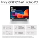 HP Envy x360 16" 2in1 Laptop | Intel Core Ultra 5-125U Processor | Built-in AI | 8 GB RAM | 512 GB SSD | Intel Arc Graphics | WUXGA Touchscreen | Up to 19.25hrs battery | Win 11 | Silver | 16-ac0000sa - 6
