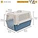 Ferplast Trasportino per Cani e Gatti fino a 15 Kg, Taglia Media, Porta in Ferro Plastificato, Fessure di Aerazione, 40x60x38 cm, Atlas 30 EL Rigido, Nero - 2