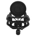 Verstellbarer Mikrofon‑Stoßdämpfer mit Pop‑Filter für Neumann U87, professioneller Mikrofonhalter mit zweischichtiger Pop‑Abschirmung, passend für Mikrofone mit 24 mm Durchmesser, - 6