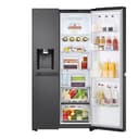 LG GSJE81EPBD Side-by-Side Kühlschrank mit Eis-, Crushed Ice- & Wasserspender, 628 L, interner Wassertank, UVnano, DoorCooling+, LINEARCooling, Wi-Fi, Metallic Black [Energieklasse D] - 3