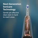 Philips Sonicare 7100 Electric Toothbrush, Sonic Toothbrush with App, 4 Brushing Modes and 3 Intensity Levels, Pressure Alert, EasyStart, SmarTimer, Navy Blue, Model HX7423/01 [New Technology] - 2