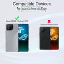 Ibywind 2 Stück Panzer Schutz Glas für Asus ROG Phone 8 5G 6.78",mit 1 Stück Metall Kameraschutz,1 Stück Rückseitenfolie,9H Härte Schutzfolie,Blasenfrei - 2